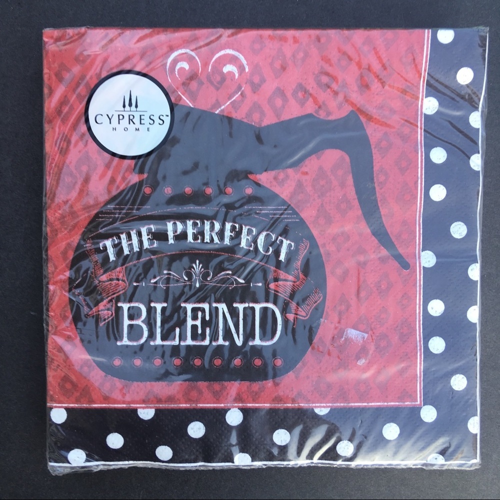 2 Packages Cypress Home Paper Luncheon Napkins Coffee Theme Crafts New